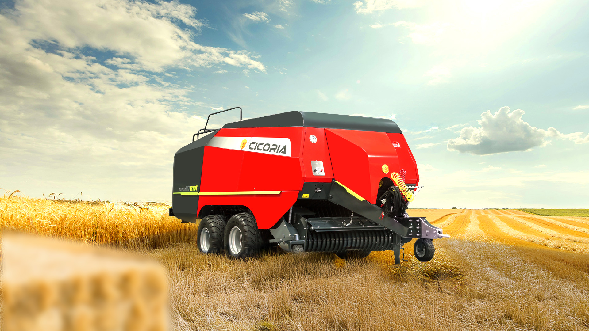 Крупнопакующий прессподборщик Cicoria HD1270T